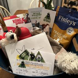 Humboldt Pet Supply - Gift basket items purchased from Humboldt Pet Supply