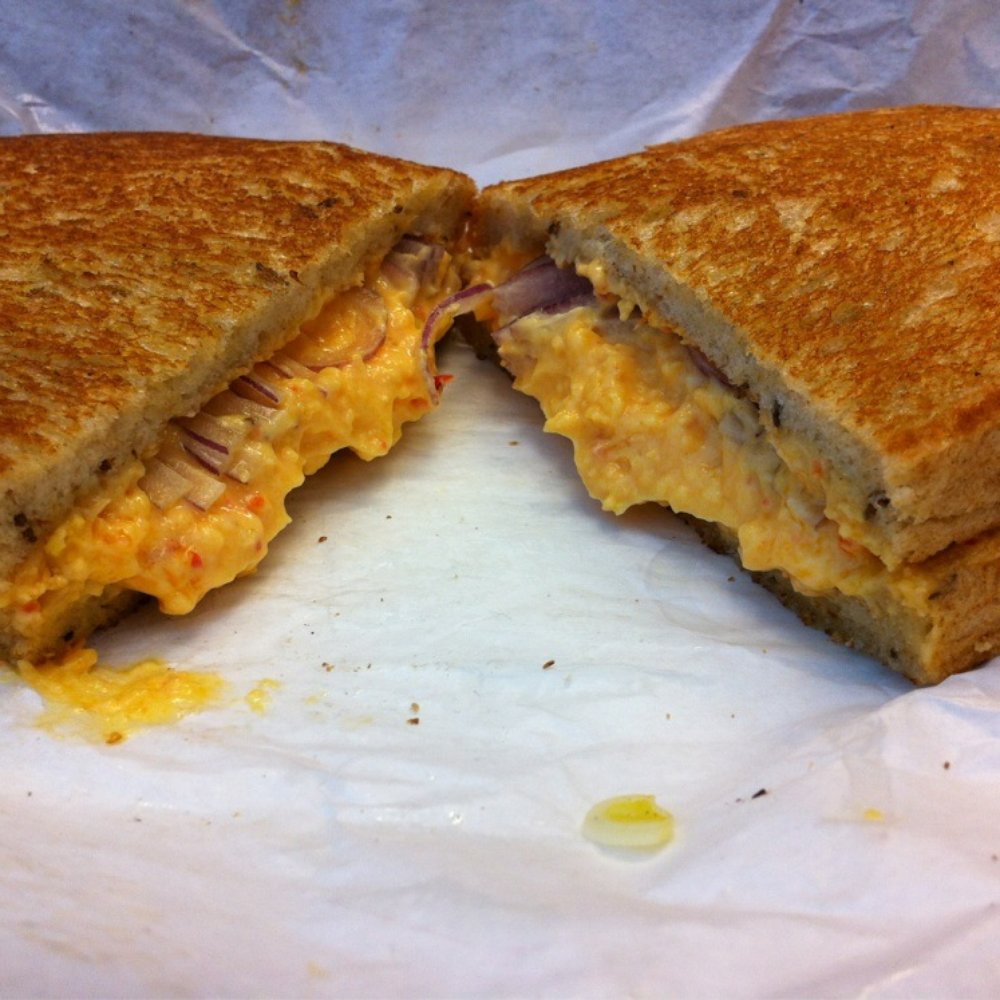 NeWorlDeli - Grilled Pimento Cheese on Rye - Delis Near Me - Austin, Texas NeWorlDeli - Grilled Pimento Cheese on Rye - Delis Near Me - Austin, Texas