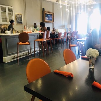 Mango Mangeaux - Bar area seems to be popular. Great conversations are held there! - New American Near Me - Hampton, Virginia