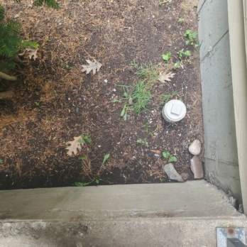 Stoneworks - Glass that was not cleaned after storm door was broken - Building Supplies Near Me - Framingham, Massachusetts