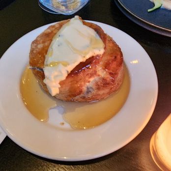 Row 34 - Seaport - Biscuit with honey and rosemary butter - New American Near Me - Boston, Massachusetts Row 34 - Seaport - Biscuit with honey and rosemary butter - New American Near Me - Boston, Massachusetts