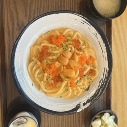 Seasonal Creamy Hokkaido Uni Udon Seasonal Creamy Hokkaido Uni Udon