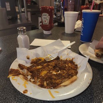 Johnny Rockets - Chili cheese fries . We had a burger and chili cheese fries . . - Burgers Near Me - Las Vegas, Nevada Johnny Rockets - Chili cheese fries . We had a burger and chili cheese fries . . - Burgers Near Me - Las Vegas, Nevada