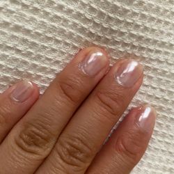 Lana Nails - Sloppy Glaze chrome nails