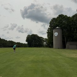 Newberry Country Club - Approach to hole 9 green.