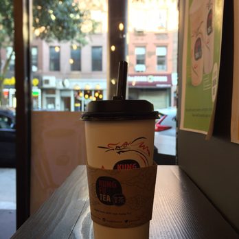Kung Fu Tea - Coconut milk tea, hot, 50% sugar with bubble - Bubble Tea Near Me - Brooklyn, New York