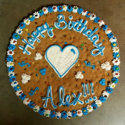 Haley's Cookie Cakery - M&M cookie cake that will melt in your mouth not in your hand!