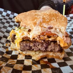Cleary's Sports Bar - Burgers and mozzarella sticks