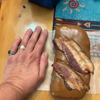 Voodoo Doughnut - Maple bacon bar is huge - Donuts Near Me - Houston, Texas