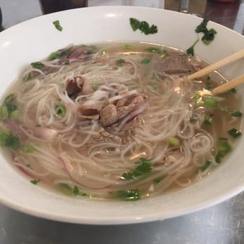 Ba Mien Bistro - Phò with brisket, meatballs and extra noodles. - Vietnamese Near Me - Houston, Texas