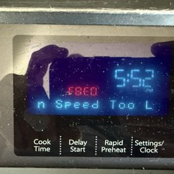 Whale Repair - Stove Frigidaire. Cooling fan speed too low.