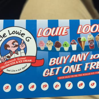 Uncle Louie G - Get 10 scoops, get one free - Ice Cream & Frozen Yogurt Near Me - Brooklyn, New York Uncle Louie G - Get 10 scoops, get one free - Ice Cream & Frozen Yogurt Near Me - Brooklyn, New York