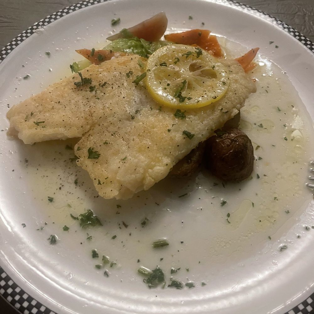 The Mill Restaurant - a plate of fish and vegetables - Italian Near Me - Brockville, Ontario The Mill Restaurant - a plate of fish and vegetables - Italian Near Me - Brockville, Ontario