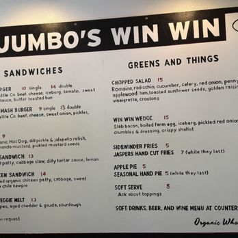 Jumbo's Win Win - Burgers Near Me - Philo, California
