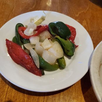 Tolbert's - Fajita veggies special request as a side for my steak. Really good - American Near Me - Grapevine, Texas