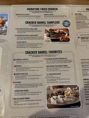 Menu photo 7 Cracker Barrel Old Country Store Tucson, AZ