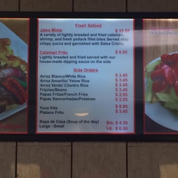Peru Cuisine - Menu... Notice it says $3.45 side order of beans and rice - Peruvian Near Me - Middletown, New York Peru Cuisine - Menu... Notice it says $3.45 side order of beans and rice - Peruvian Near Me - Middletown, New York