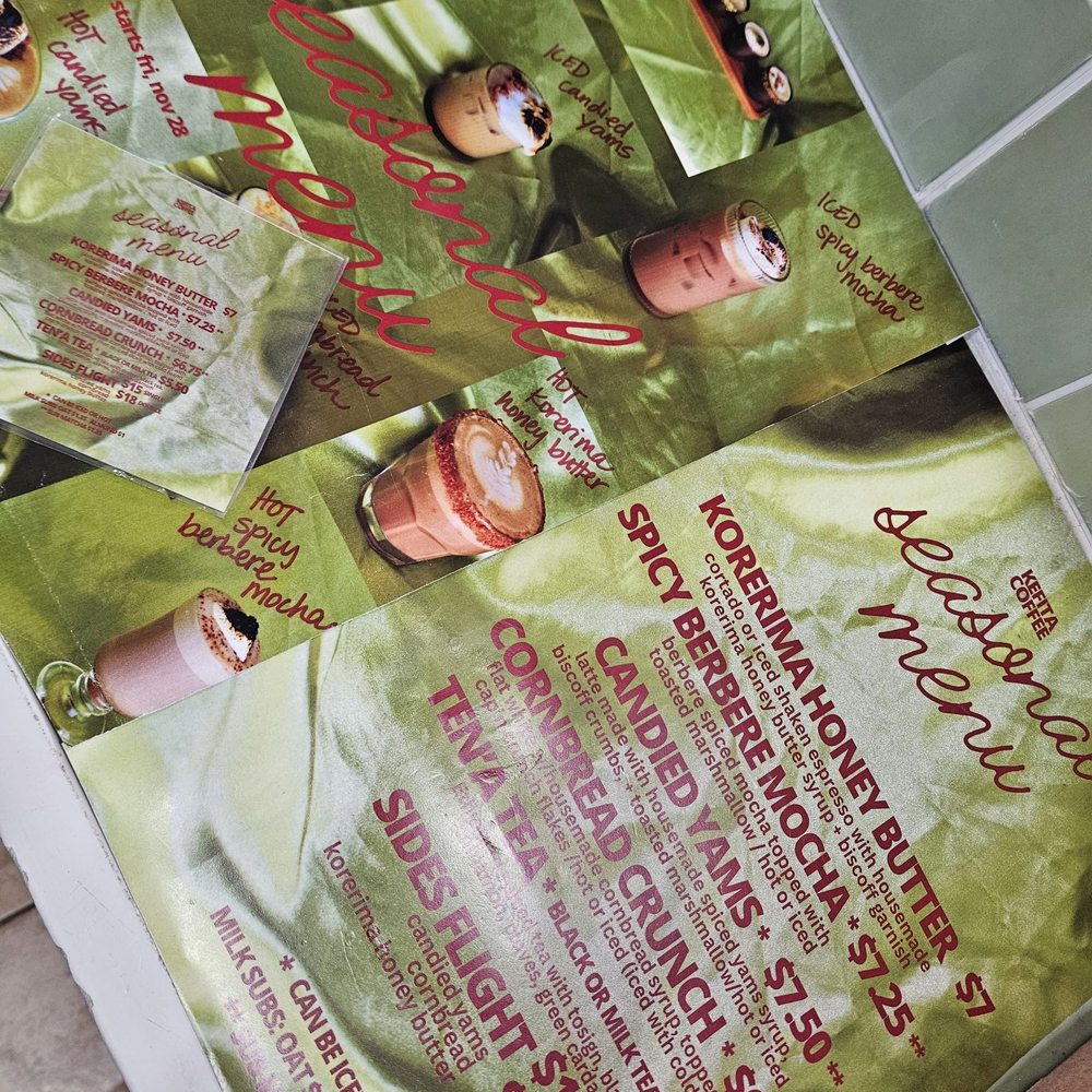 Kefita Coffee - The seasonal menu - Coffee & Tea Near Me - Houston, Texas