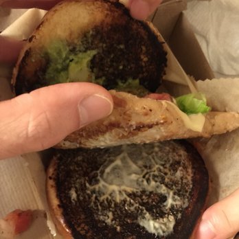 McDonald's - Burnt buns , inedible - Fast Food Near Me - Franklin Square, New York
