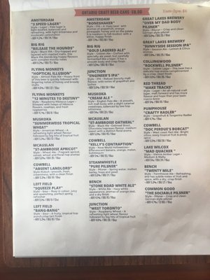 Menu photo 3 The Mills TapHouse + Grill Vaughan, ON