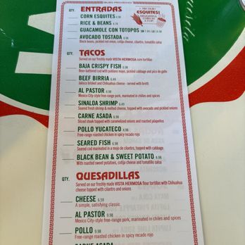 Tacombi - Menu - Tacos Near Me - Westbury, New York Tacombi - Menu - Tacos Near Me - Westbury, New York
