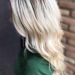 Dolled Up by Amanda - Platinum blonde with root shadow