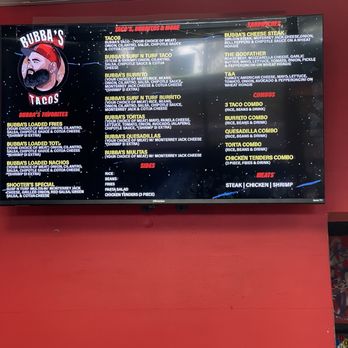 Bubbas Tacos - No one Taco buss. Has this Menu - Tacos Near Me - Ontario, California Bubbas Tacos - No one Taco buss. Has this Menu - Tacos Near Me - Ontario, California
