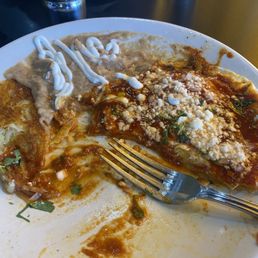 Huevos rancheros. I was enjoying it so much should have taken the picture before I started eating it! Huevos rancheros. I was enjoying it so much should have taken the picture before I started eating it!