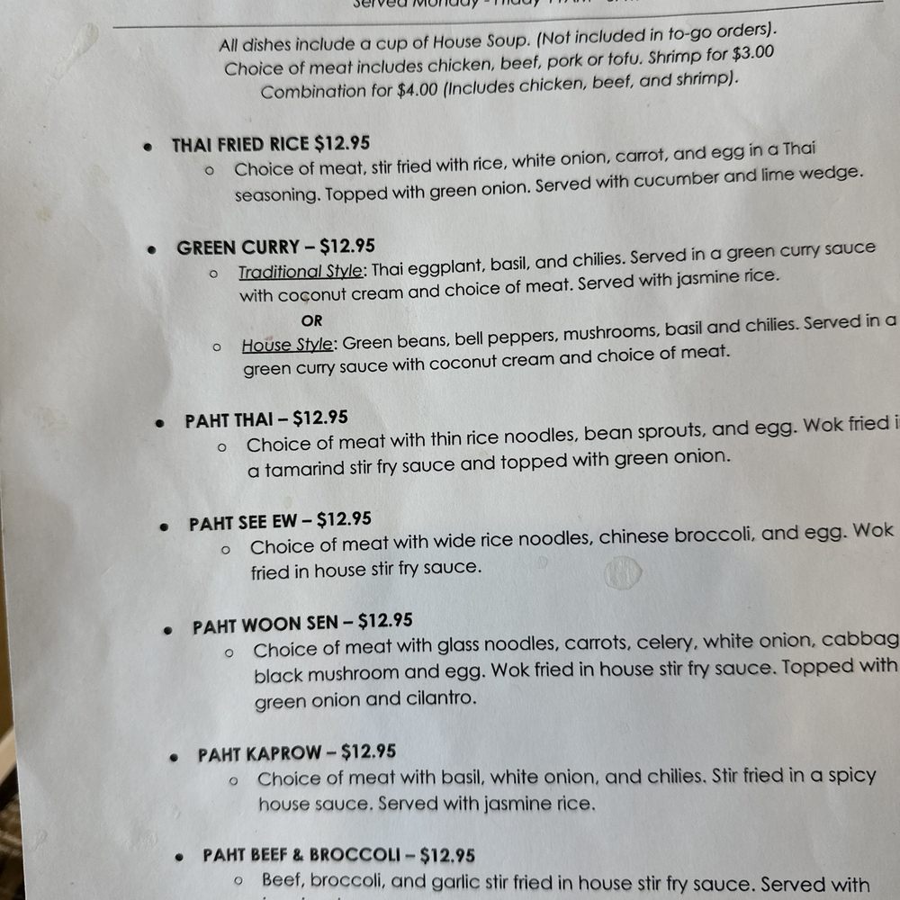 Sukhumvit 77 - Lunch menu - Thai Near Me - Live Oak, Texas Sukhumvit 77 - Lunch menu - Thai Near Me - Live Oak, Texas