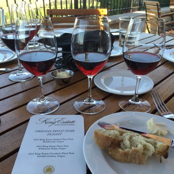 King Estate Winery - Pinot Noir flights - Wineries Near Me - Eugene, Oregon King Estate Winery - Pinot Noir flights - Wineries Near Me - Eugene, Oregon