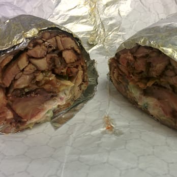 Sofram - Cross section of shawarma laffa - Mediterranean Near Me - Thornhill, Ontario