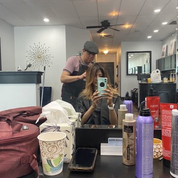 Lavish Lounge - Chevo adding the finishing touches. - Hair Salons Near Me - San Dimas, California