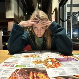 Gazing upon the holy menu