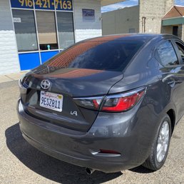 Rear bumper and rockside panel repair. Rear bumper and rockside panel repair.