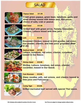 Menu photo 4 Sukhothai Thai Restaurant Express III San Antonio, TX Menu photo 4 Sukhothai Thai Restaurant Express III San Antonio, TX