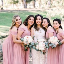 Bridal hair/makeup for all the girls. Photo by: Jerrick (Three16 Photography)