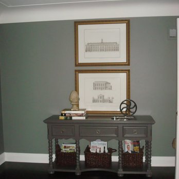 Paint It Like New - Garage sale find ($25) beautiful new finish in grey with new crystal knobs!! Love it! - Painters Near Me - Burlington, Ontario