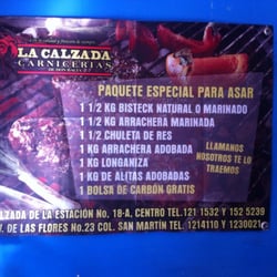 Carnicería La Calzada - Paquete especial para asar