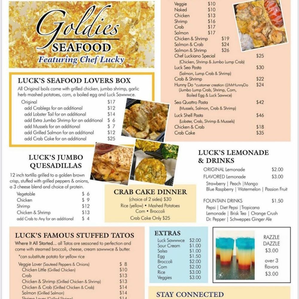 Goldies Seafood Carryout - 7'22'20 Menu - Delis Near Me - Baltimore, Maryland Goldies Seafood Carryout - 7'22'20 Menu - Delis Near Me - Baltimore, Maryland