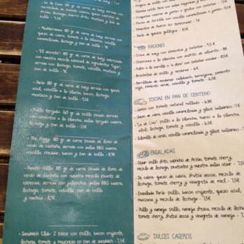 O París - Carta - Tapas/Small Plates Near Me - Santiago de Compostela, C