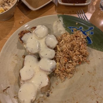 Ohana Steakhouse - Scallops with lemon sauce...have it on the side. - Steakhouses Near Me - West Des Moines, Iowa Ohana Steakhouse - Scallops with lemon sauce...have it on the side. - Steakhouses Near Me - West Des Moines, Iowa