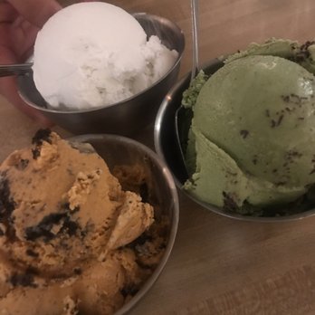 Your Choice - Thai Tea Oreo Ice Cream, Classic Coconut Ice Cream, and Basil Mint Chocolate Chip Ice Cream - Thai Near Me - Santa Barbara, California