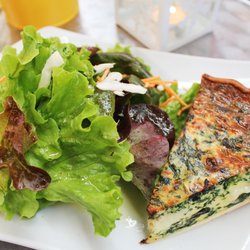 Citron et Basilic - Spinach and goat cheese quiche