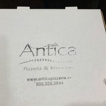 Antica Pizzeria - To go box - Pizza Near Me - Niagara Falls, Ontario