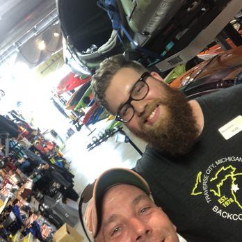 Backcountry North - Always great to be in my favorite place with the best people ... Allan ! Why does it look like I'm cropped out ? Oh yeah ... I'm a midget - Outdoor Gear Near Me - Traverse City, Michigan
