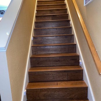 The Design House - Wood on my stairs and landing - Flooring Near Me - Denton, Texas The Design House - Wood on my stairs and landing - Flooring Near Me - Denton, Texas