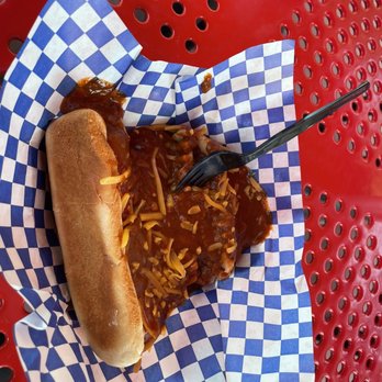 Six Flags Magic Mountain - Chili Cheese Dog + Waffle Fries - Amusement Parks Near Me - Valencia, California Six Flags Magic Mountain - Chili Cheese Dog + Waffle Fries - Amusement Parks Near Me - Valencia, California