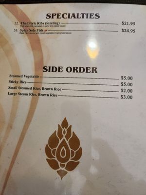 Menu photo 4 Chan Dara Thai Café Escondido, CA