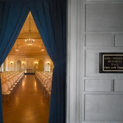 Stambaugh Auditorium - Christman Hall set for Wedding Ceremony