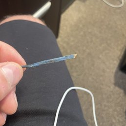Pulled this out of my mouth when eating there banana walnut bread! Pulled this out of my mouth when eating there banana walnut bread!